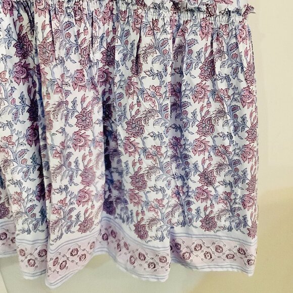 J. Crew NWT Tiered dress in dusty periwinkle block print Size Medium - Picture 4 of 10